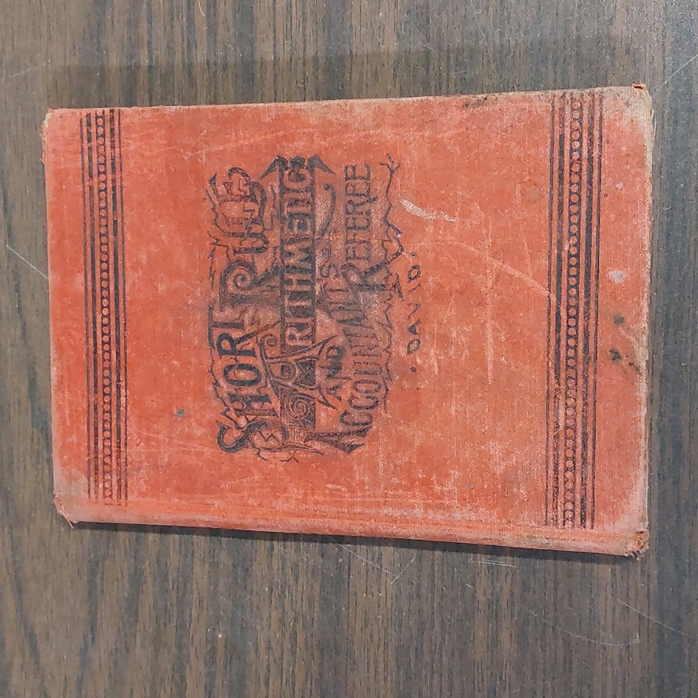Antique Arithmetic & Accountants Reference Book